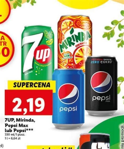 Promocja Napój pepsi max w Lidl