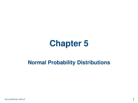 Normal Probability Distributions Ppt Download