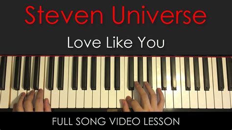 Steven Universe | Love Like You | Full Song Video Lesson | Amosdoll