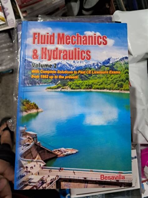 Fluid Mechanics And Hydraulics Besavilla Lazada Ph