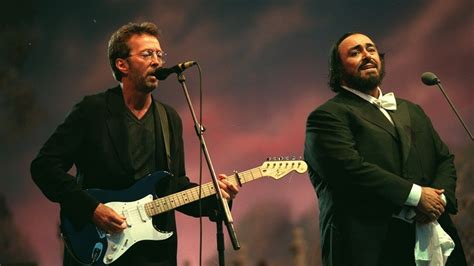 Eric Clapton And Luciano Pavarotti Sing Holy Mother Ticket Ride