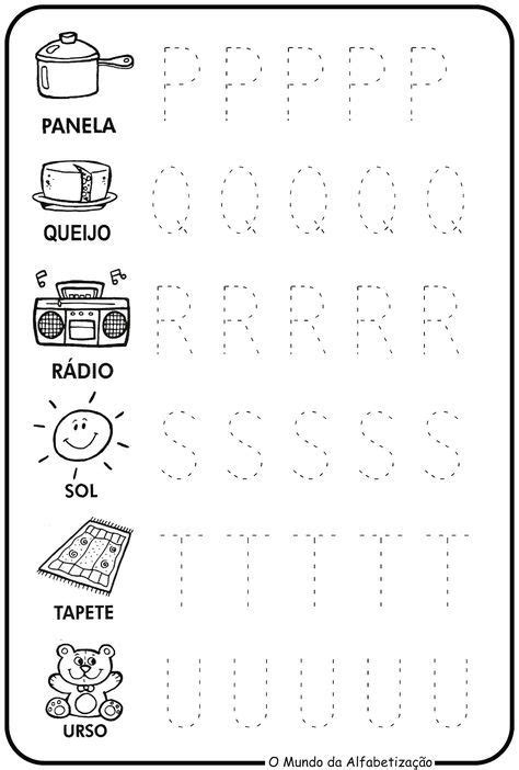 Atividades Para Trabalhar A Escrita Das Letras Espero Que Voc S Gostem