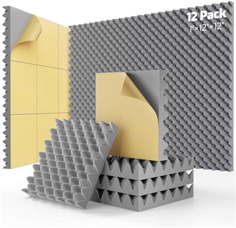 Amazon Dailycooper Pack Self Adhesive Egg Crate Sound Proof