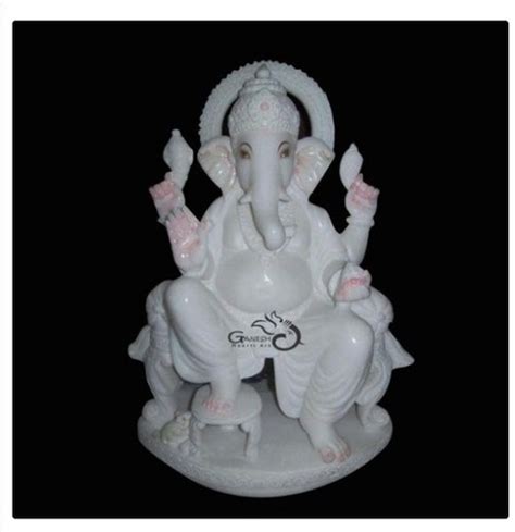 Eco Friendly White Marble Ganesh Statue At Best Price In Jaipur