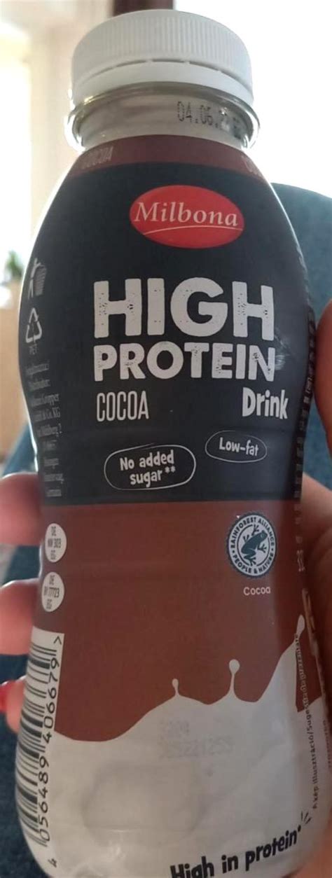 High Protein Schoko Drink Milbona Kalorie Kj I Warto Ci Od Ywcze