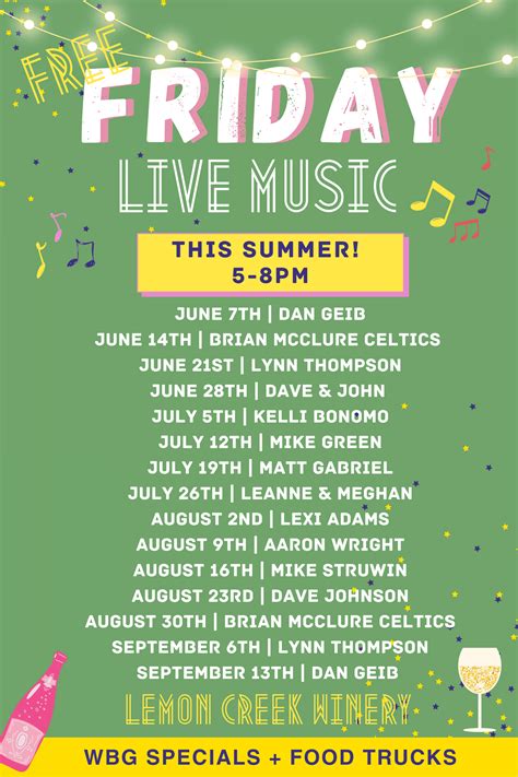Friday Night Live Music Series | Visit Southwest Michigan