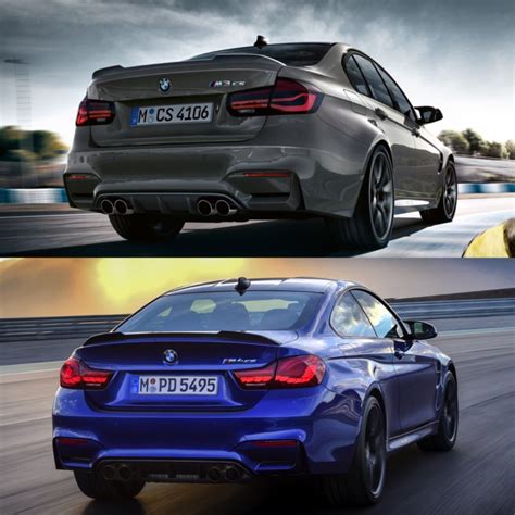 Photo Comparison: BMW M3 CS vs BMW M4 CS