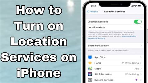 How To Turn On Location Services On Iphone How To Turn On Location