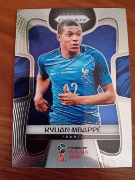 Panini Prizm Kylian Mbappe No France World Cup Eur