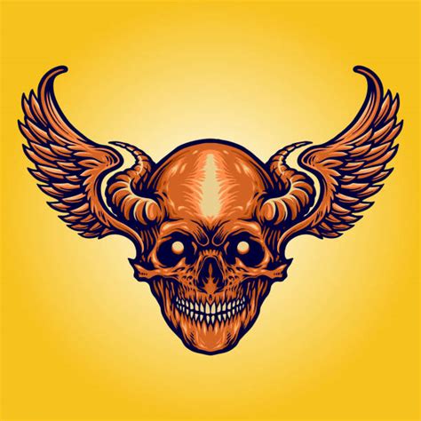 1 700 Skull Wings Tattoo Stock Illustrations Royalty Free Vector