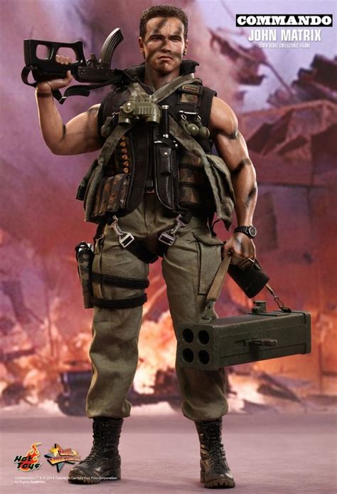 John Matrix Commando Hot Toys Movie Masterpieces Mms Incredible Figures
