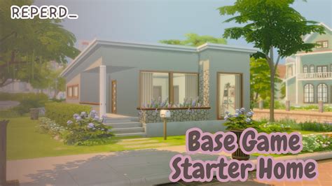 Base Game Starter Home No Cc The Sims Speed Build