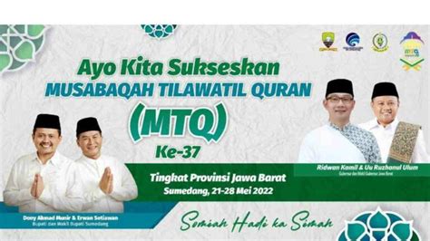 Jadi Tuan Rumah Mtq Ke Jabar Momentum Sumedang Dongkrak Potensi