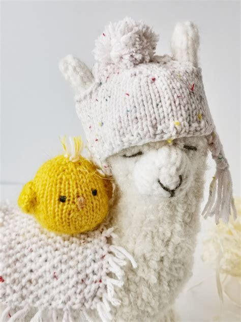 Llama Knitting Pattern Knitted Alpaca Instant Download Etsy