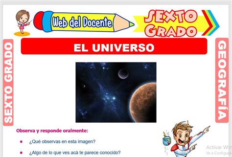 El Sol Para Sexto Grado De Primaria Web Del Docente