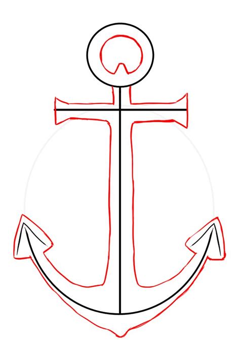 How To Draw An Anchor Anchor Painting Painting Canvases Rock Painting