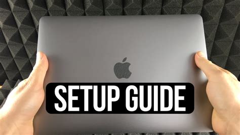 How To Setup New Macbook Air First Time Turning On Manual Step By