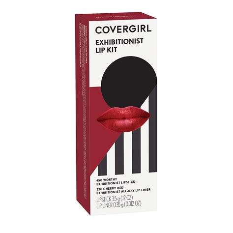 Covergirl Exhibitionist Lip Kit Caramel Kiss 2 Count