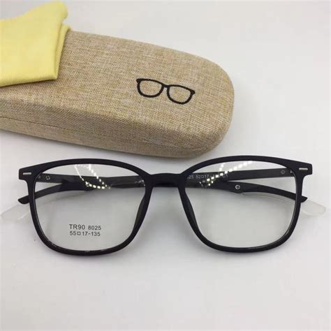 Tr90 Rubberized Frame Eyeglasses For Unisex Replaceable Lens High Quality Free Case 8025 Lazada Ph