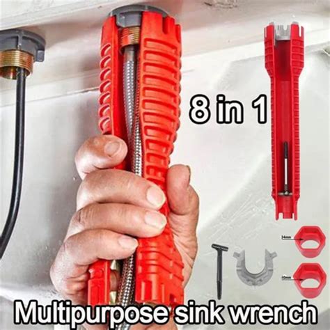 Multifunctional In Faucet And Sink Installer Tool Wrench Spanner