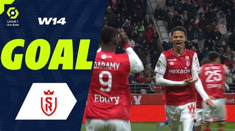 Goal Michael Amir RICHARDSON 10 SdR STADE DE REIMS RC STRASBOURG