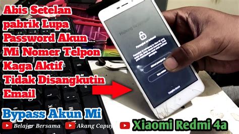 Bypass Mi Account Redmi A Permanen Youtube