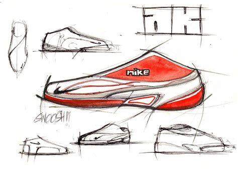 Nike Shoe Sketch at PaintingValley.com | Explore collection of Nike ...