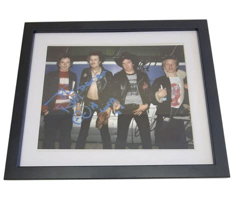 At Auction Sex Pistols Framed Signed Photograph