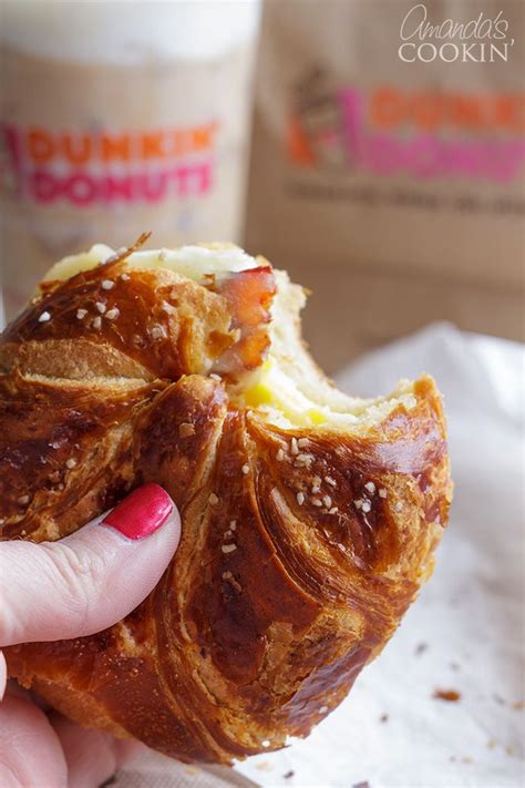 Dunkin Donuts Croissant Sandwiches