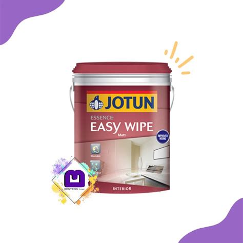 Jual JOTUN EASY WIPE Cat Tembok Interior Mudah Di Bersihkan 5KG