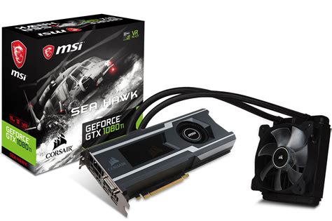 MSI Announces The GeForce GTX 1080 Ti Sea Hawk Gaming Graphics Card