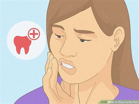 how to stop a cavity from hurting at home