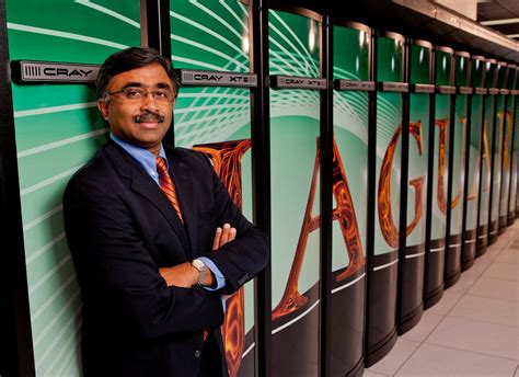 Thomas Zacharia With The Jaguar Supercomputer Oak Ridge National