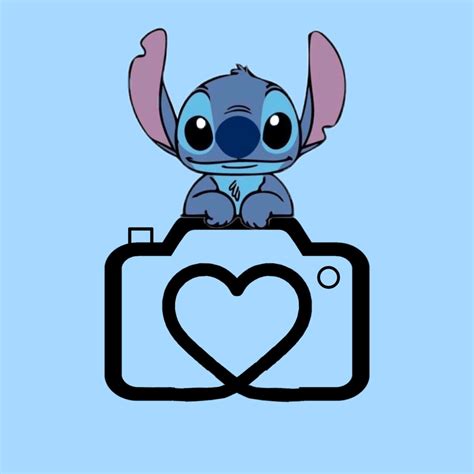 Stitch Camera Icon Stitch App Lilo And Stitch Drawings Cartoon