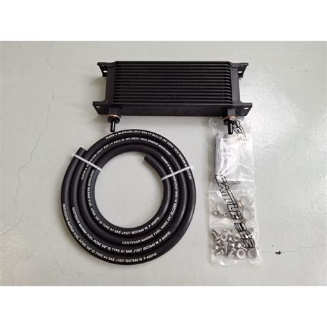 Battle Bee Universal ATF Oil Cooler Kit With Bracket Full Set