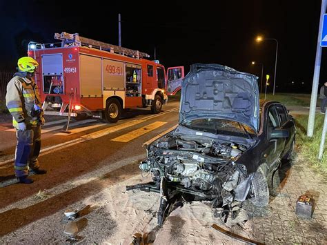 Wypadek Na Drodze Wojew Dzkiej Numer W Bogumi Owicach Pijany