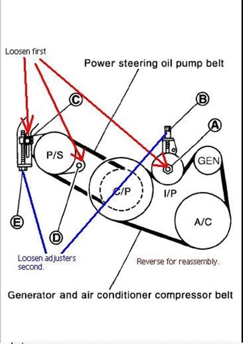 Altima Serpentine Belt Diagram