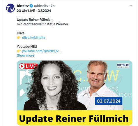 BRIEF UPDATE From KATJA WOERMER LAWYER Of REINER FUELLMICH