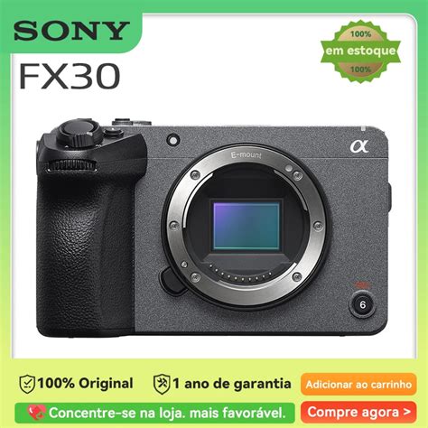 Sony FX30 FX 30 Cinema Line Super 35 APS-C Mirrorless Digital Camera ...