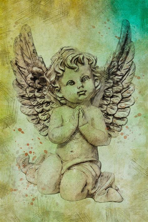 Angel, Cherub Vintage Illustration Free Stock Photo - Public Domain ...