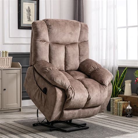 Buy Electric Recliner Chair Heavy Duty Power Lift Recliners For Elderly Wide Seat 300 Lb