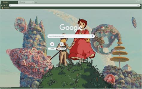 Shizuku S Imagination Chrome Theme ThemeBeta