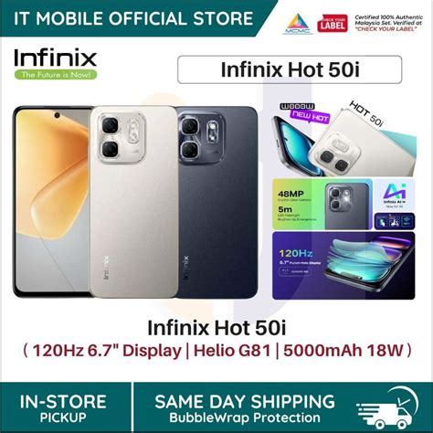 Infinix Hot I Mah Battery Life Mediatek Helio G Chipset Processor Fhd