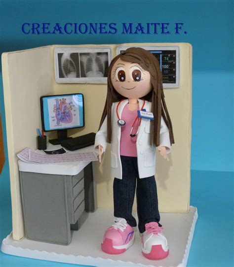 Manualidades Y Creaciones Maite F Fofucha Medico Cardiologo Personalizada