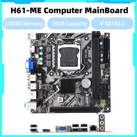 Jual H Me Mini Itx Motherboard Lga Support Nvme M And Wifi