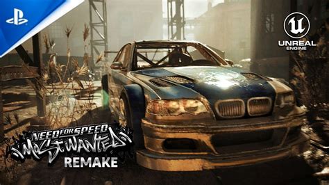 Need For Speed Most Wanted Remake Unreal Engine Amazing Showcase L