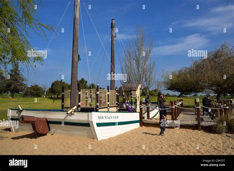 Children playground at Shoreline park, Mountain View CA Stock Photo - Alamy