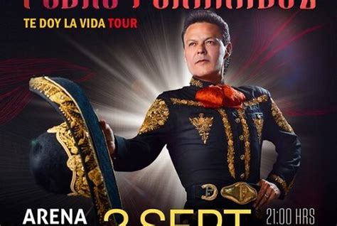 Pedro Fern Ndez Llega A La Arena Cdmx Con Te Doy La Vida Tour