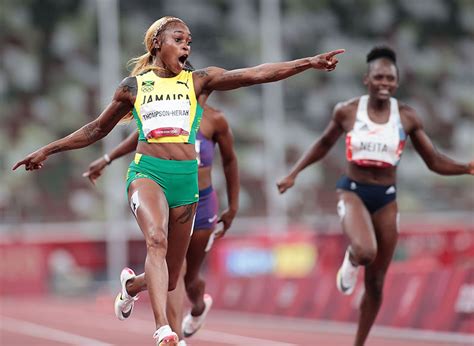 Elaine Thompson Herah Breaks Flo Jos 33 Year Record Teammate Knocked