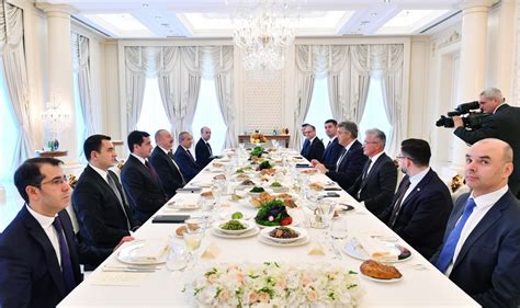 President Of Azerbaijan Ilham Aliyev Held Expanded Meeting With Prime